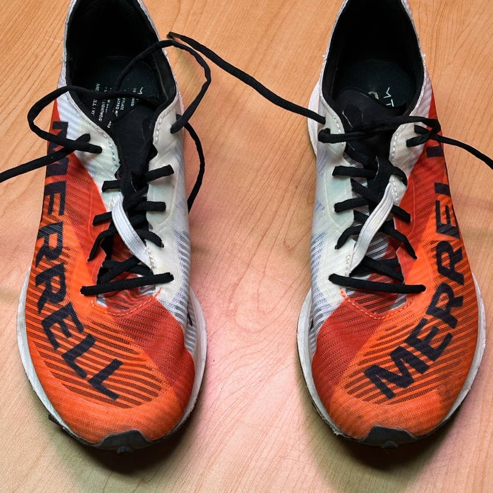 Merrell Men's Orange and White Athletic Shoes
